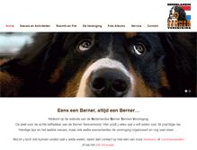 Tablet Screenshot of bernersennenhond.nl